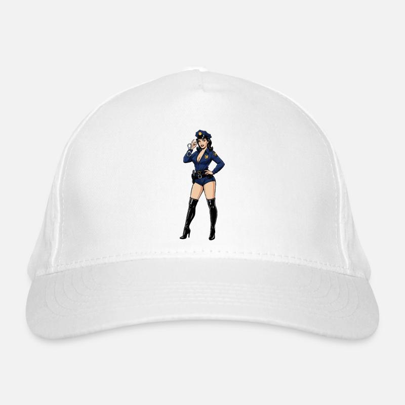 Policier pin-up Casquette classique bio