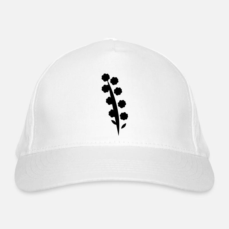 Blume Bio-Baseballkappe