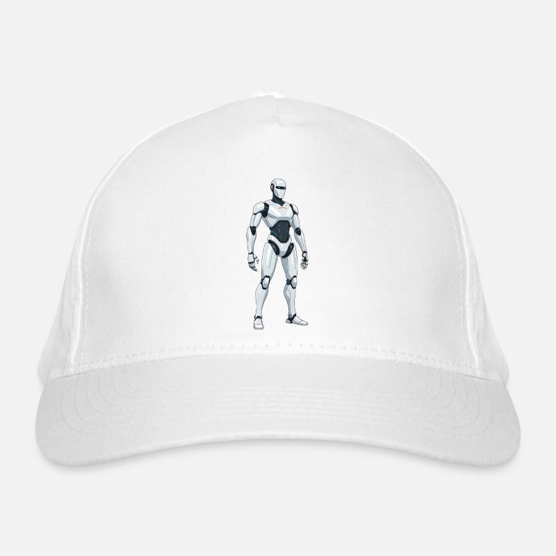 Robot de combat blanc de science-fiction Casquette classique bio