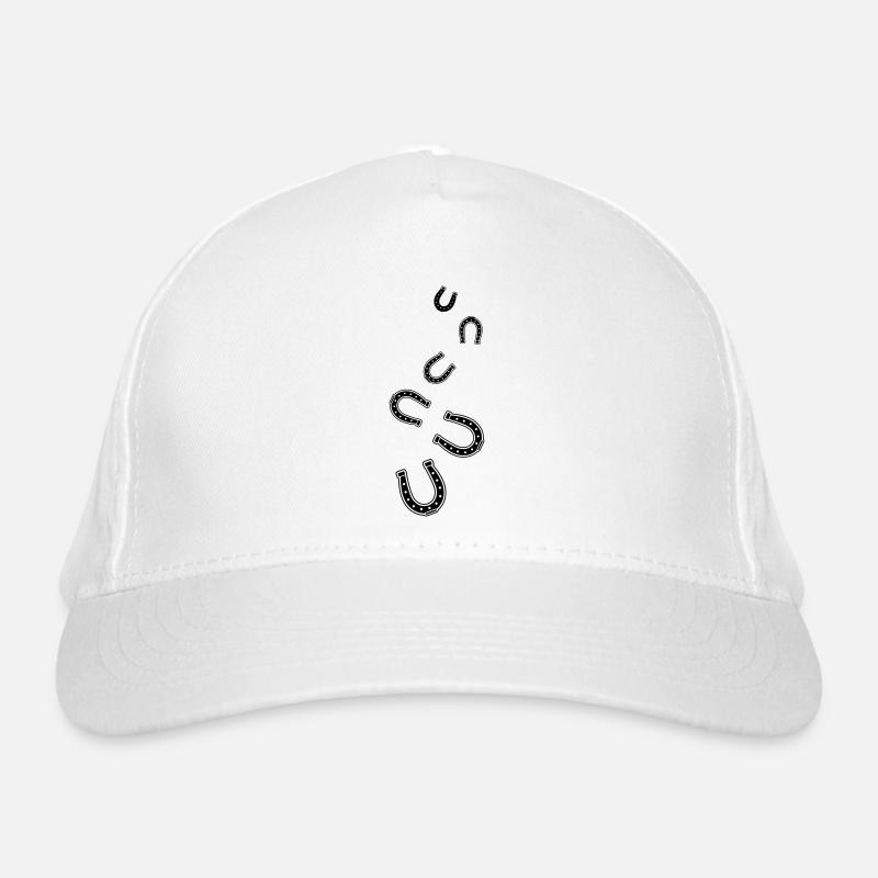 Horseshoe Symbol Organic Baseball Cap