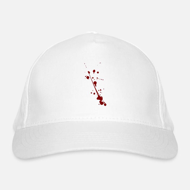Blood stains Organic Baseball Cap