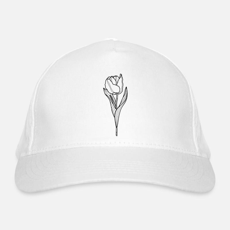 Flower Tulip Organic Baseball Cap
