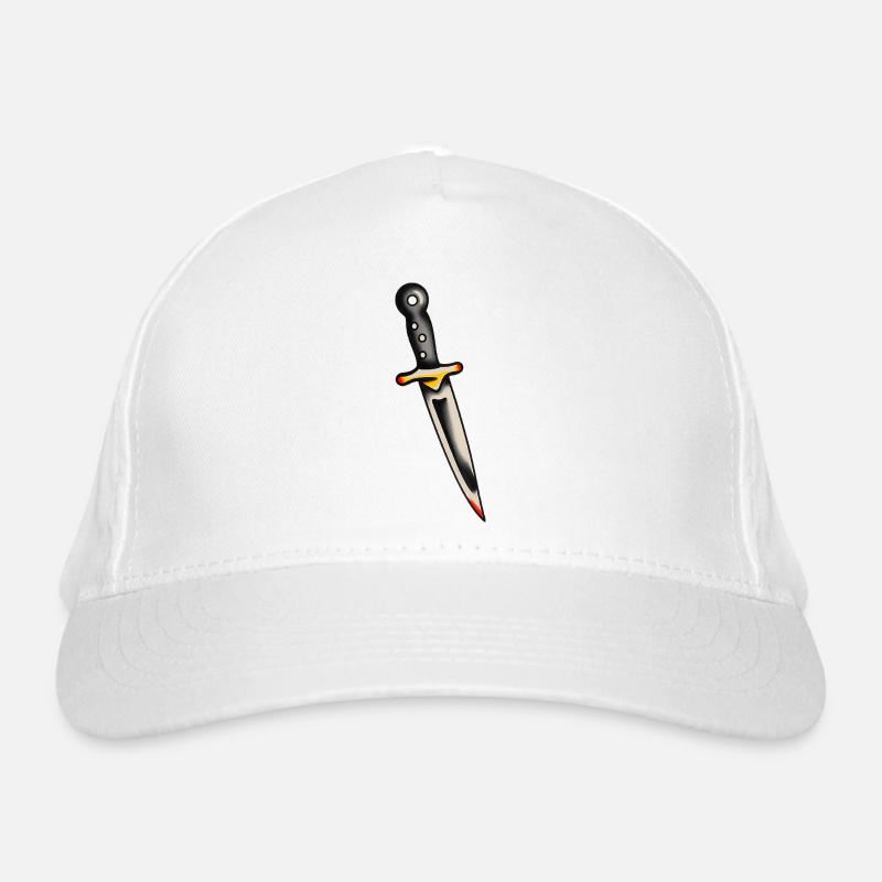 Classic Tattoo Dagger Organic Baseball Cap