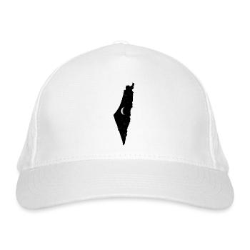 Gaza Moon - Organic Baseball Cap - white - Front