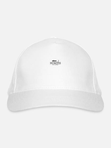 Homies - Bio-Baseballkappe - Weiß