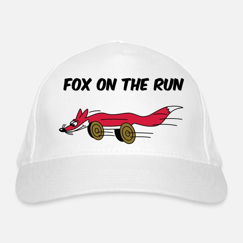 fox on the run Bio-Baseballkappe