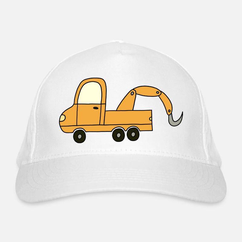 Abschleppwagen Bio-Baseballkappe