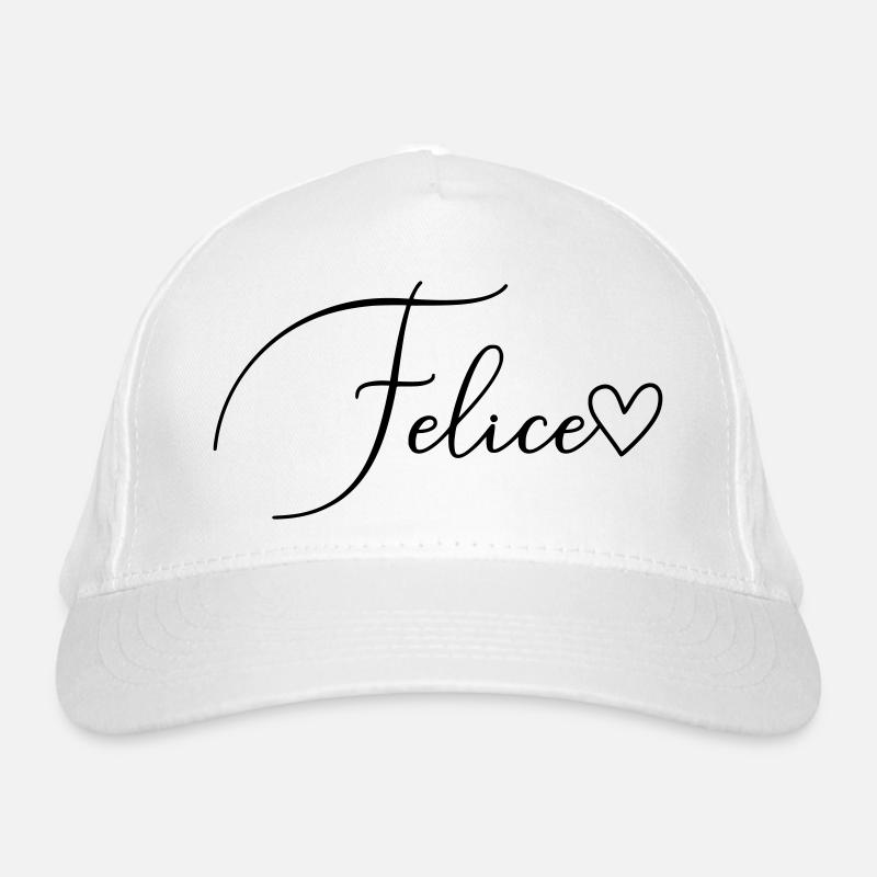 Felice Surname First Name Girl Organic Baseball Cap