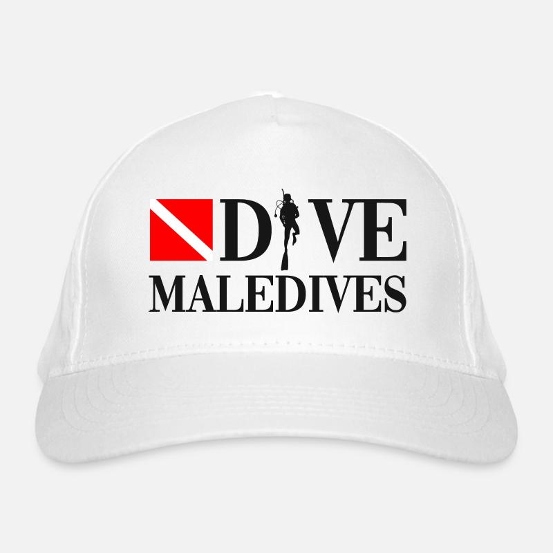 Plongée - Maldives - Plongeur - Plongeur - Plongée sous-marine Casquette classique bio