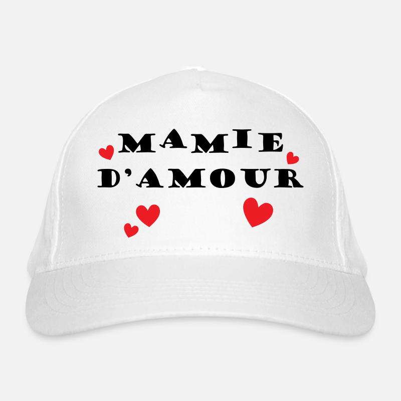 Oma der Liebe Bio-Baseballkappe