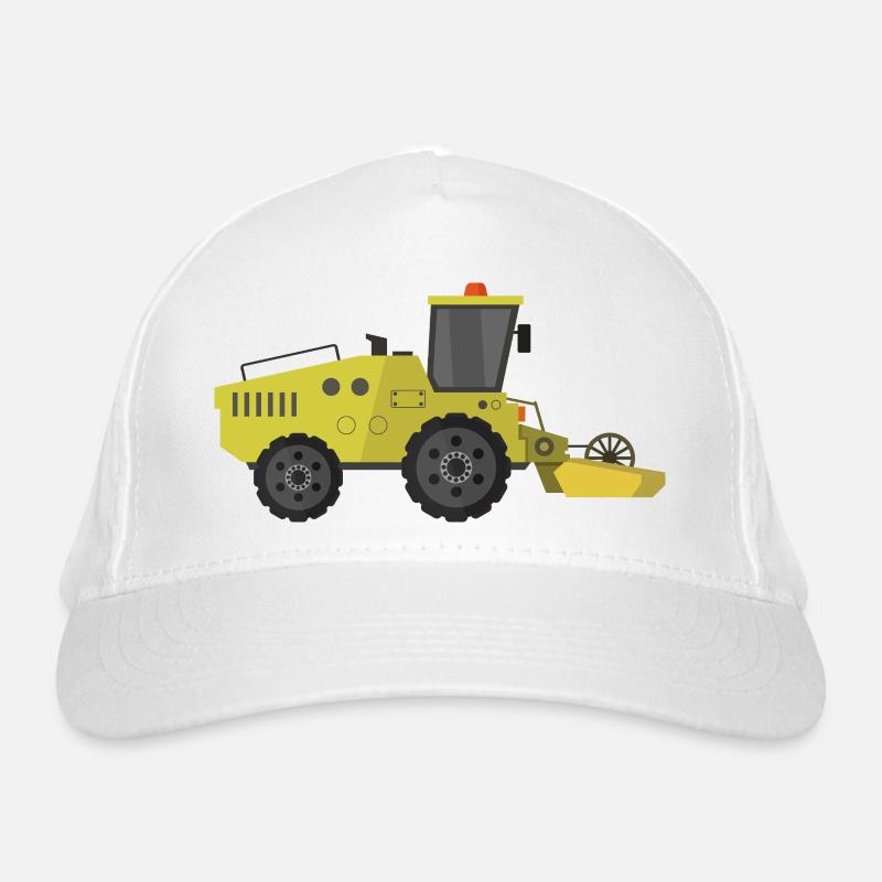 Combine harvester Organic Baseball Cap