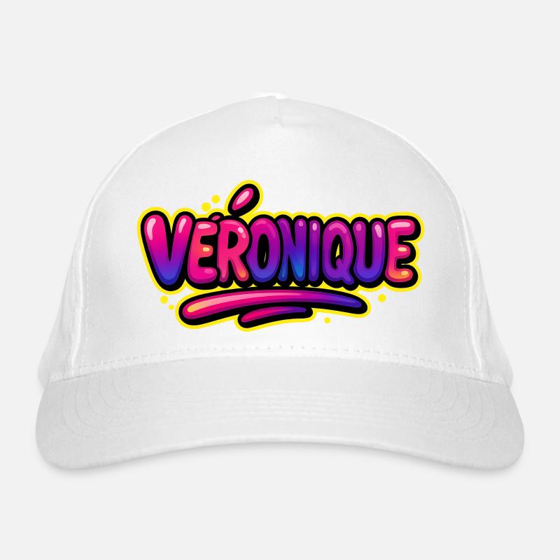 Graffiti Name Véronique printable on everything! Organic Baseball Cap