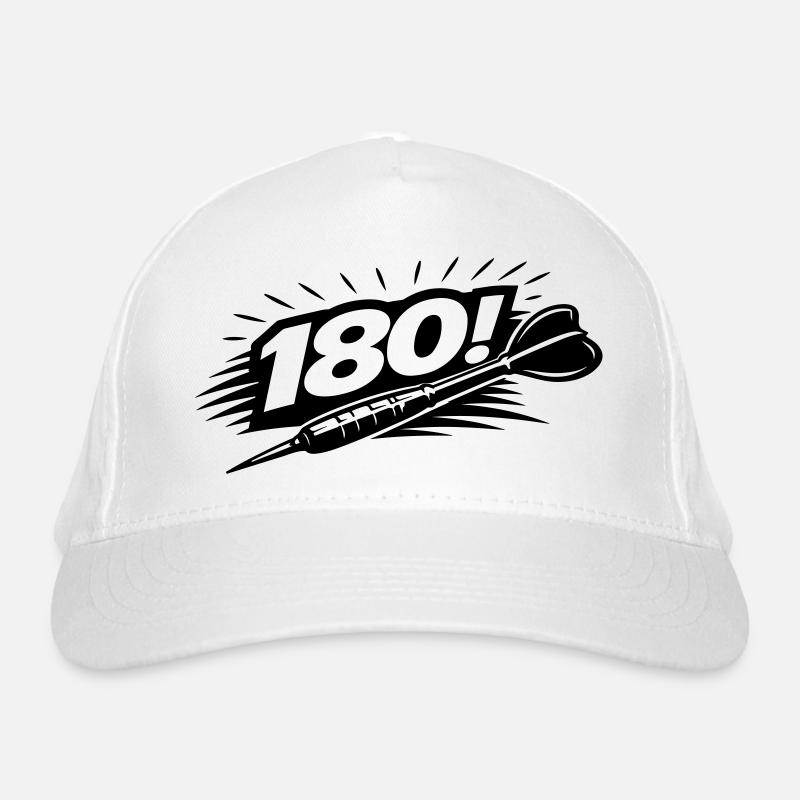 Darts 180 Dartpfeil Bio-Baseballkappe