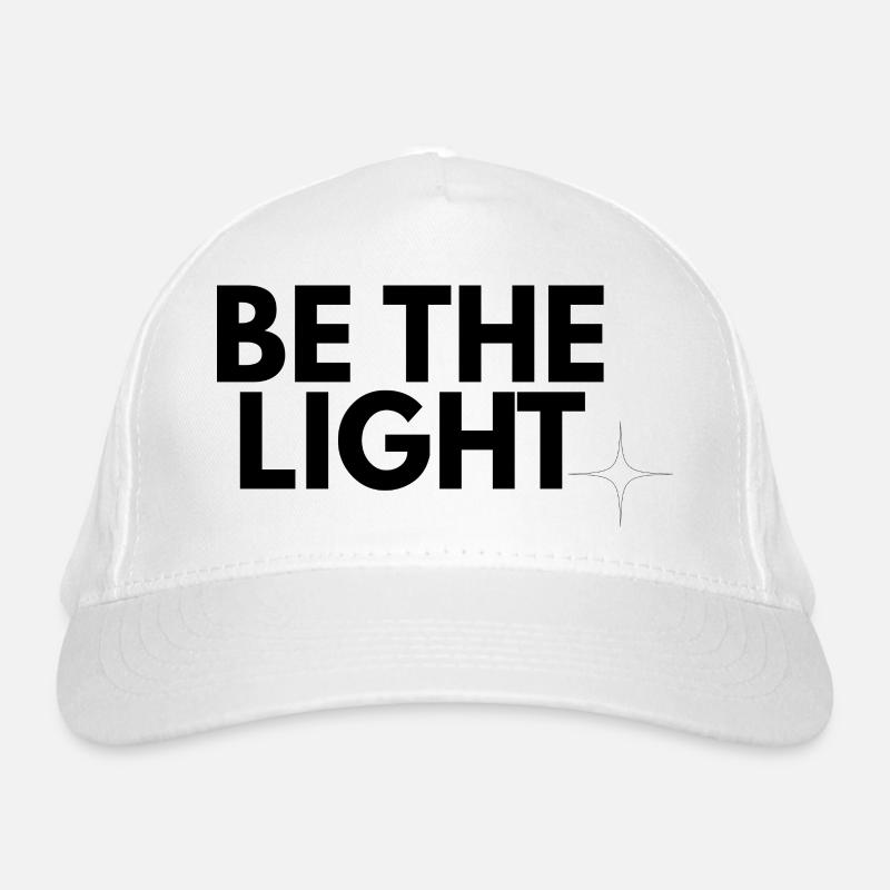 Be the Light - Design chrétien minimaliste Casquette classique bio