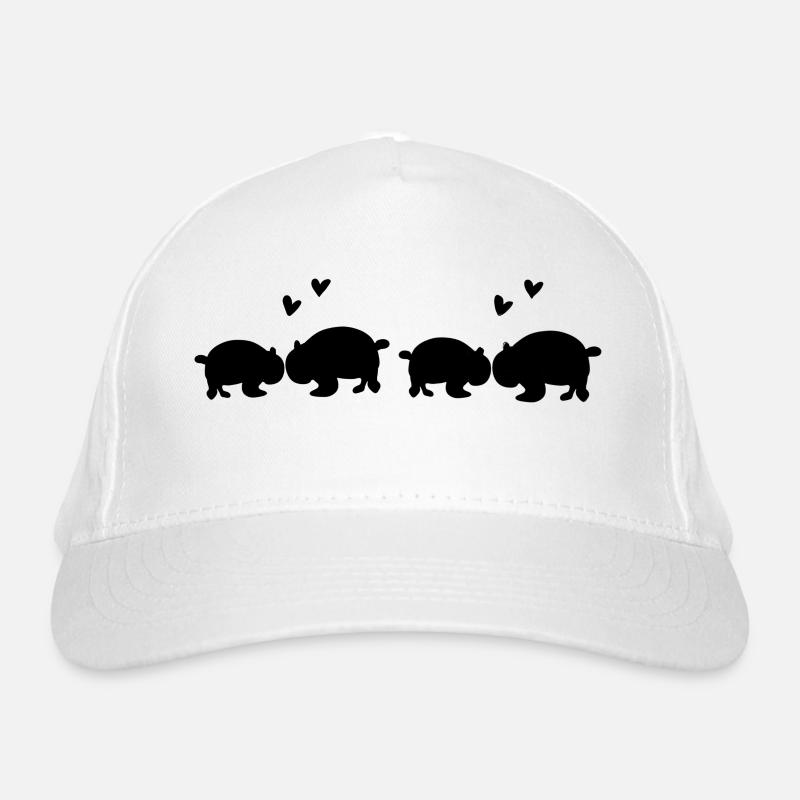 Panda Pattern Animal Love Animals Line Organic Baseball Cap