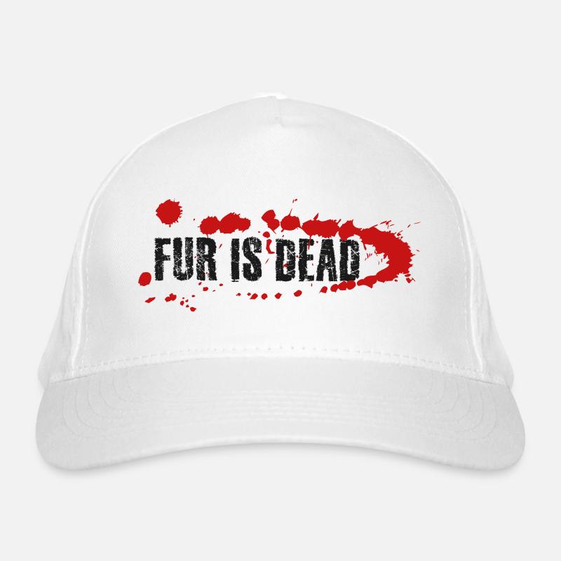 Fur is dead Organic Baseball Cap