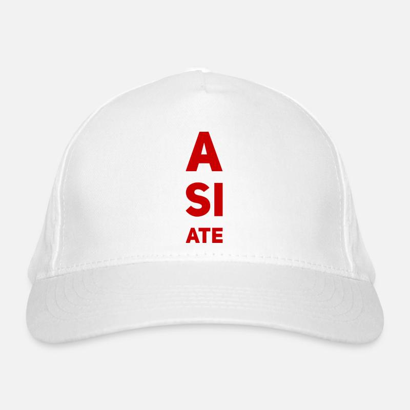 A SI ATE. Wonderful NEW Design by Maximum Design!! Organic Baseball Cap