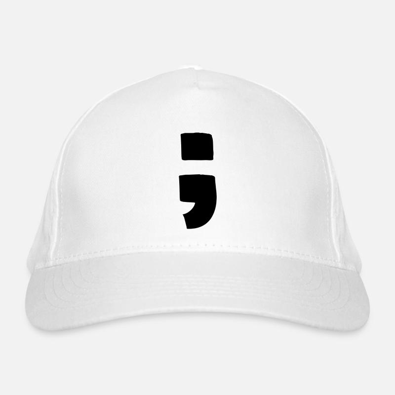 Point virgule Casquette classique bio