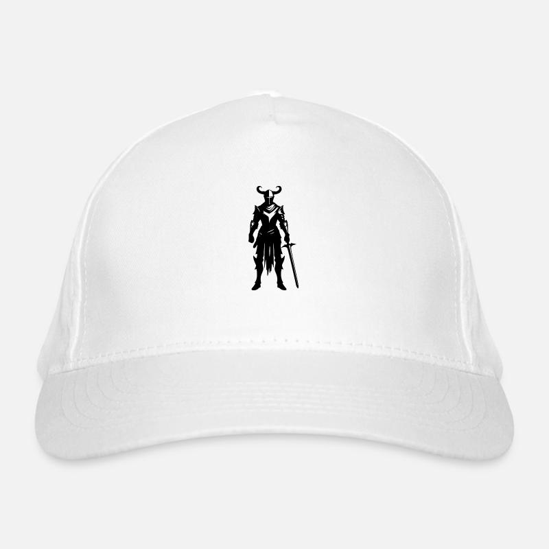 Kampf Ritter mit Schwert Bio-Baseballkappe