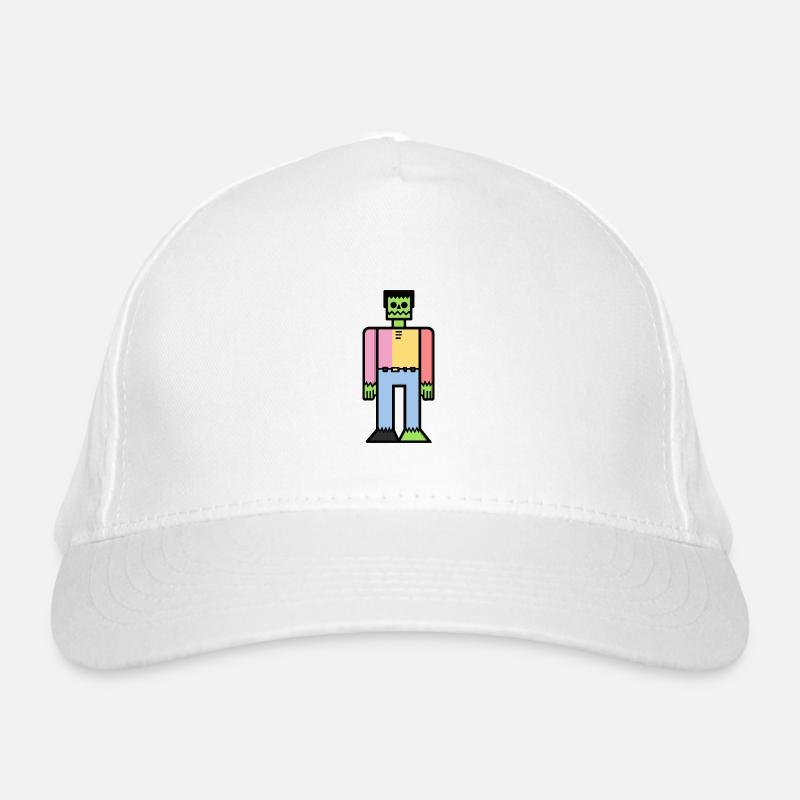 Zombie Halloween Colorful Organic Baseball Cap