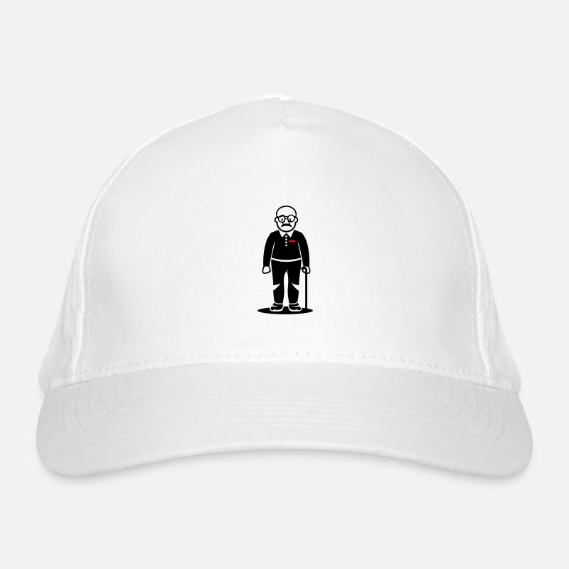 Old man grandpa Organic Baseball Cap