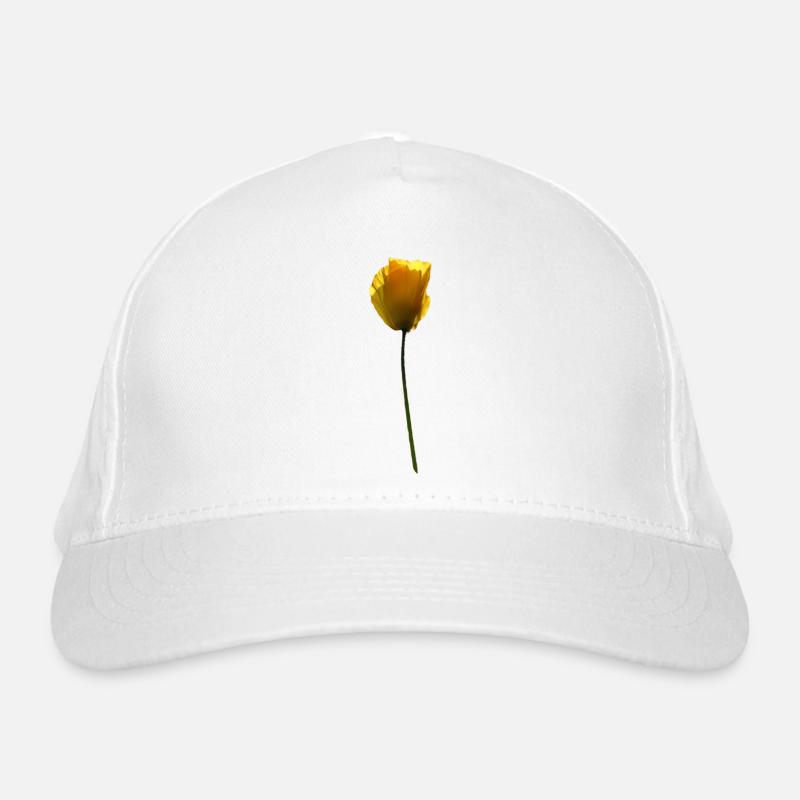 Coquelicot jaune Casquette classique bio