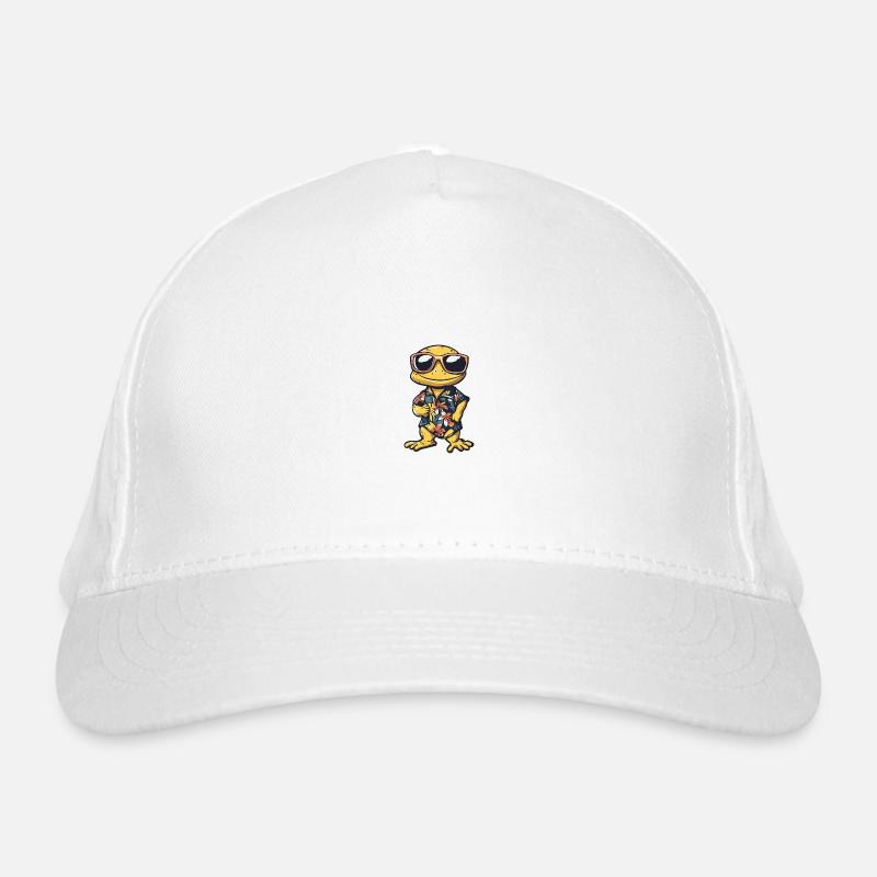 Lézard Bande dessinée Vacances Casquette classique bio