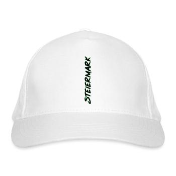 Steiermark - Bio-Baseballkappe - Weiß - Vorne