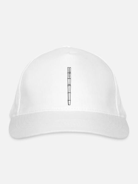 bamboo - Organic Baseball Cap - white - Front