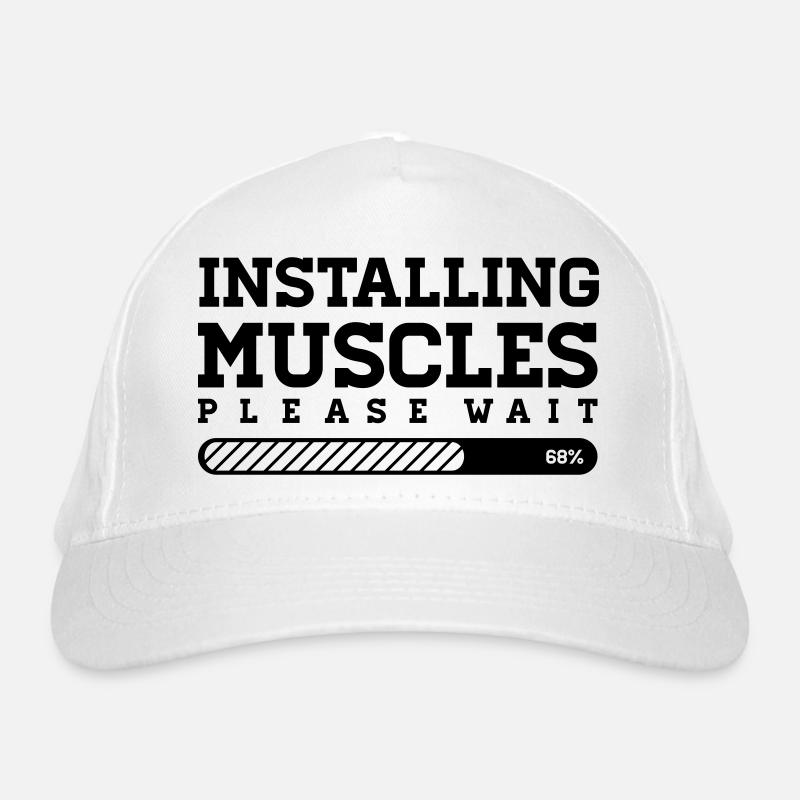 INSTALLING MUSCLES - PLEASE WAIT Bio-Baseballkappe