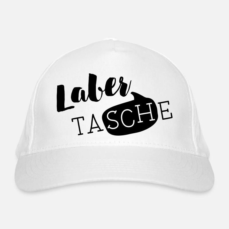 Die LABER TASCHE - Bio-Baseballkappe - Weiß