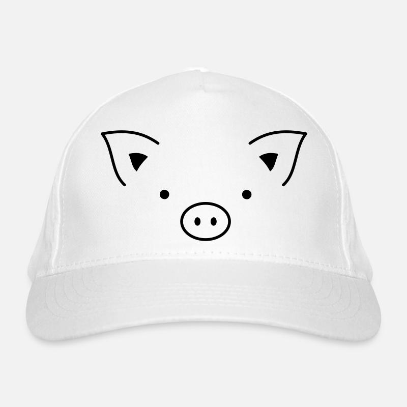 Pig sow piglets Organic Baseball Cap