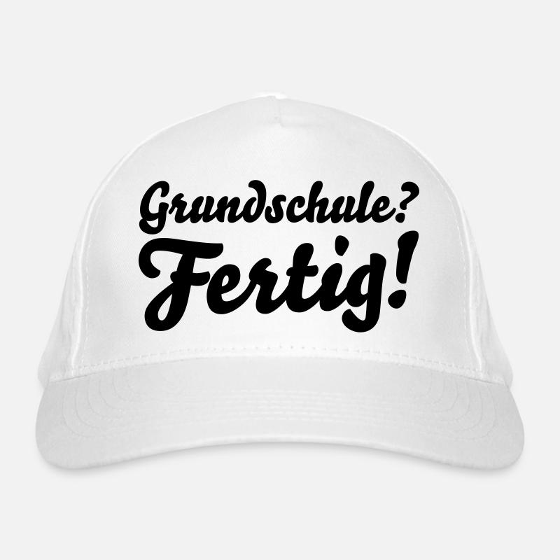 fertig grundschule Bio-Baseballkappe