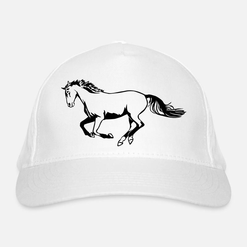 Cheval galopant Casquette classique bio