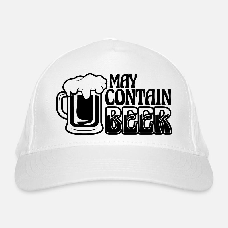 Spruch May Contain Beer Bio-Baseballkappe