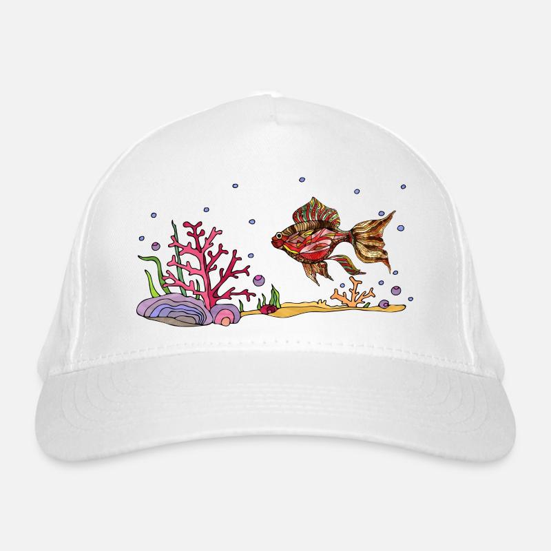 Fish Organic Baseball Cap