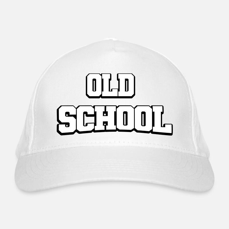 Old School Design Organic Baseball Cap