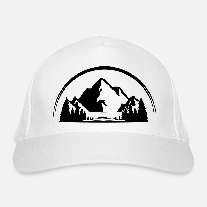mountains Bio-Baseballkappe