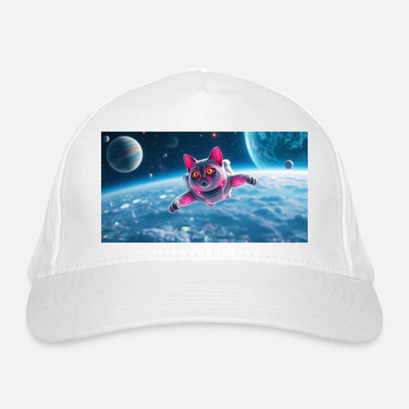 Chat astronaute Casquette classique bio