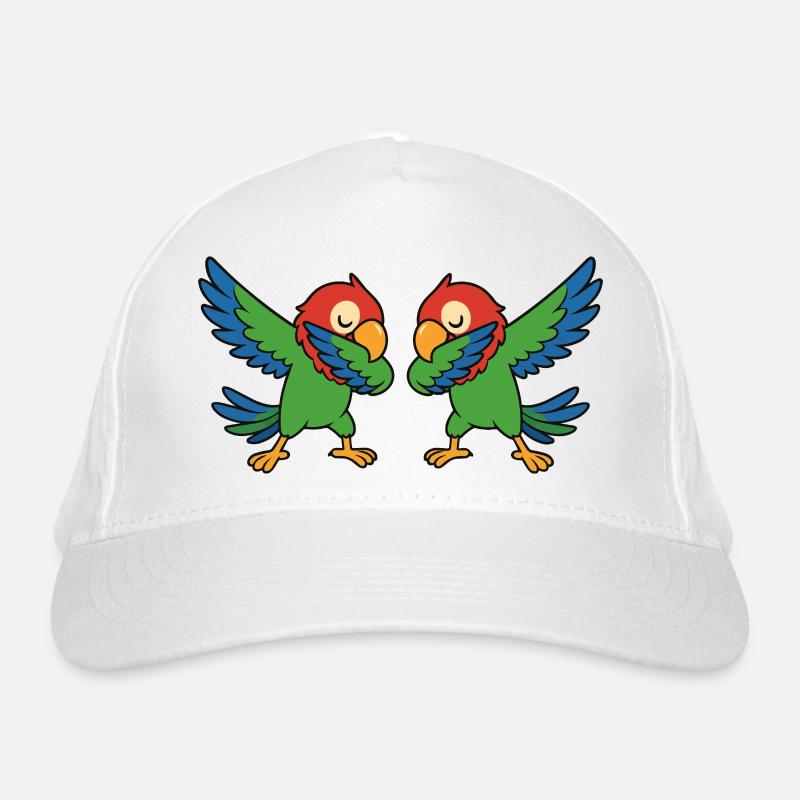 Papagei Dabbing Comic Bio-Baseballkappe