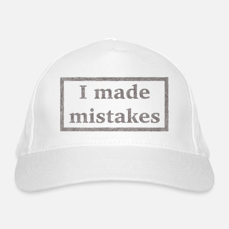 Mistakes Organic Baseball Cap