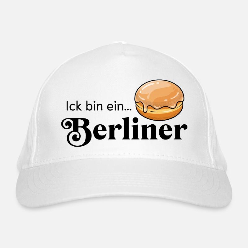Ick bin ein Berliner Statement Kult Kostüm Bio-Baseballkappe