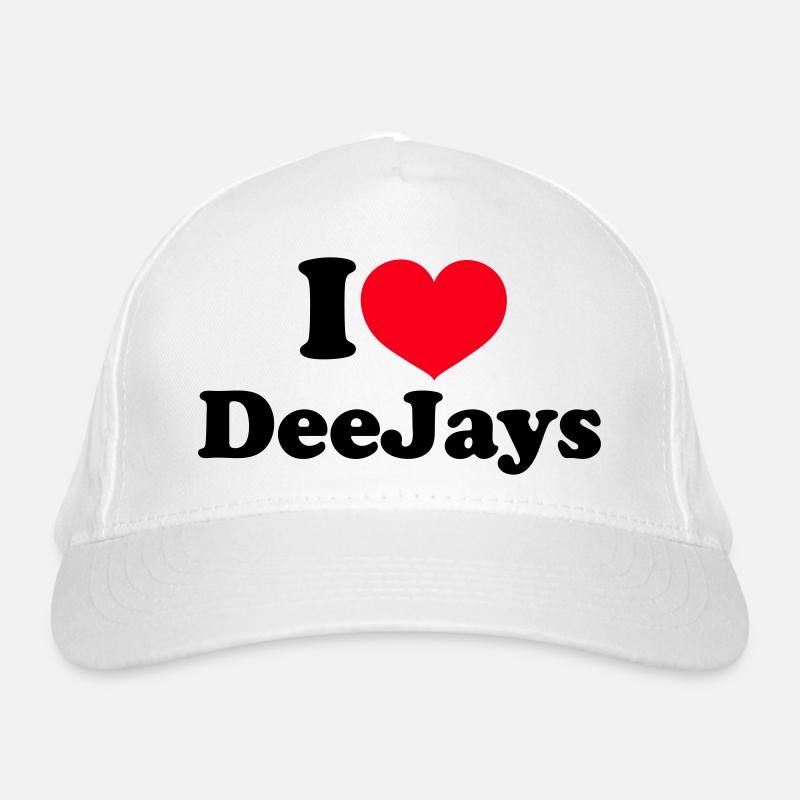 I Love DeeJays Bio-Baseballkappe