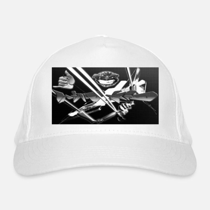 Fratzengesicht Neon Kontrast Bio-Baseballkappe