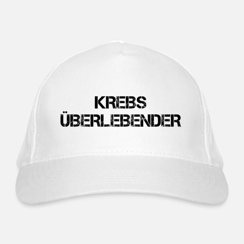 Krebs Überlebender Bio-Baseballkappe