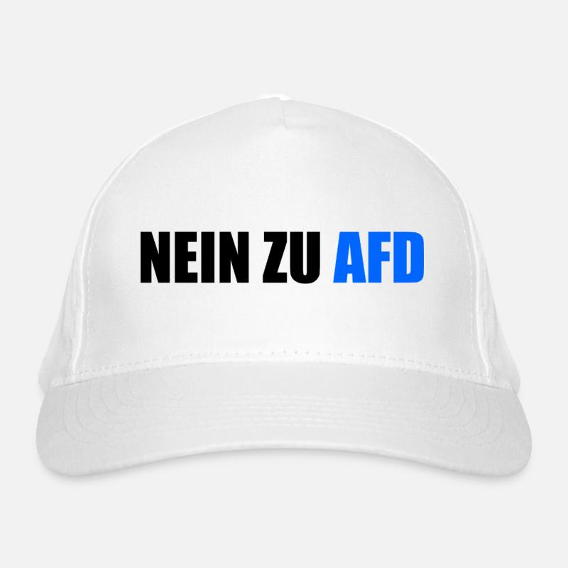 Non à afd Casquette classique bio