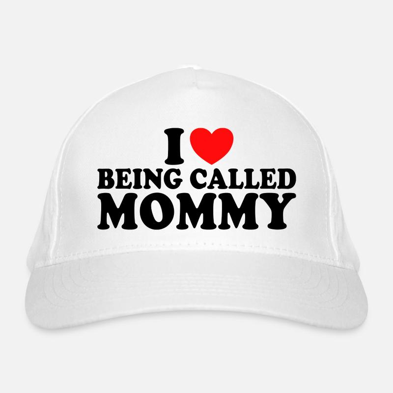 Gift for moms I love being called mom Organic Baseball Cap