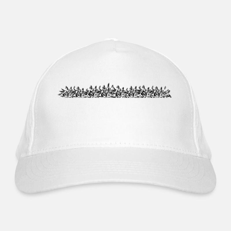 floor line painted grey shiny jagged Organic Baseball Cap