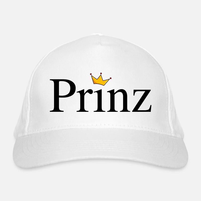Prinz mit Krone Bio-Baseballkappe