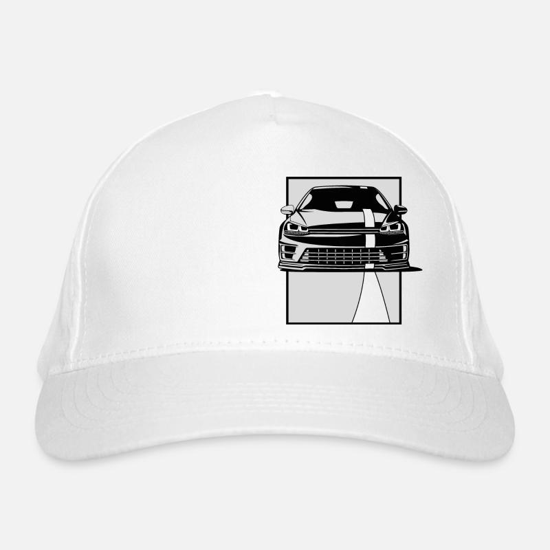 Auto Schwarze transparente Linie Bio-Baseballkappe
